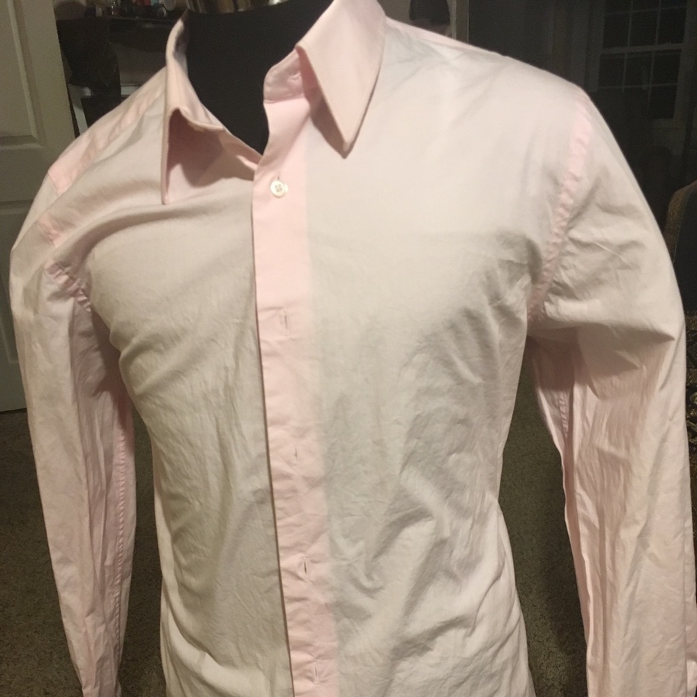 Pink men’s button down